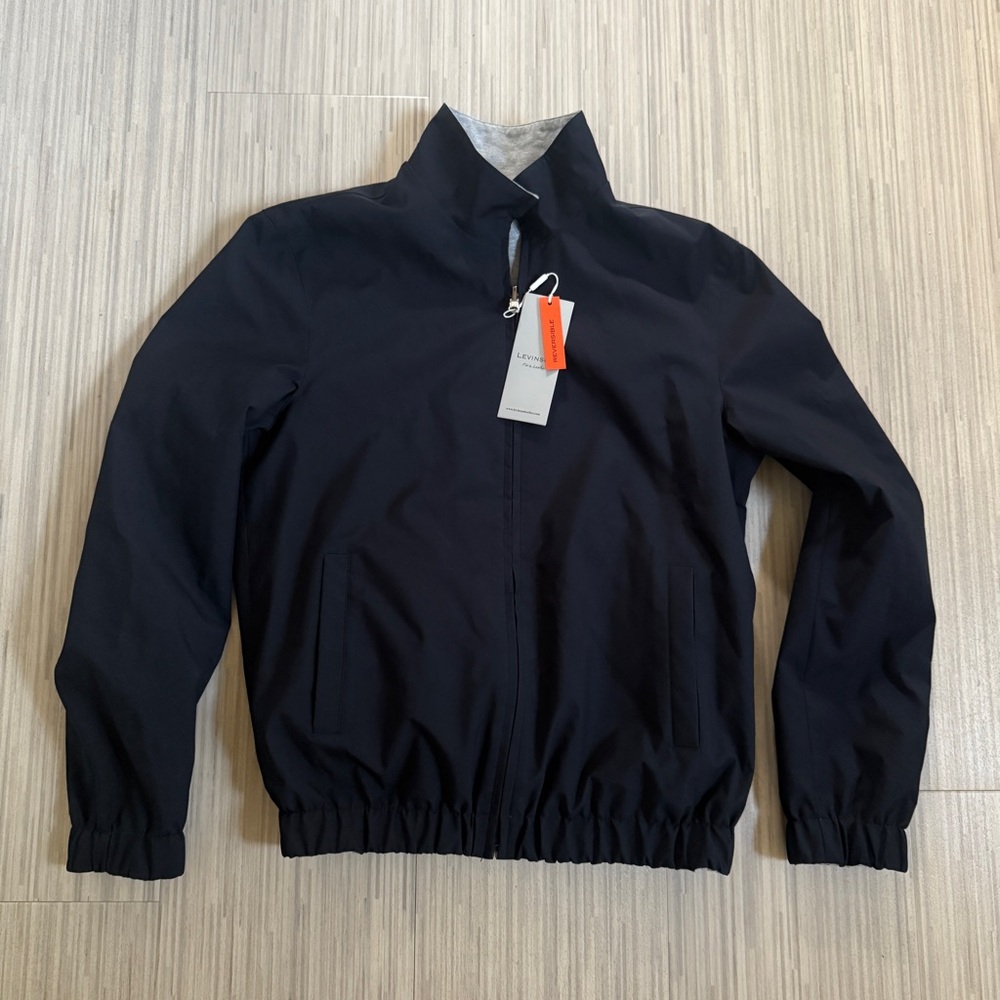 Men's Reversible Full Zip by Levinson NWT SIZE M